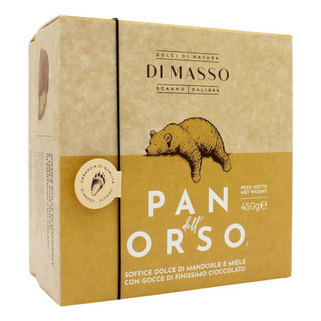 DI MASSO PAN DELL'ORSO CON GOCCE DI FINISSIMO CIOCCOLATO 450 GR
