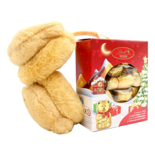 LINDT PARAORECCHIE CON MINI TEDDY AL LATTE 100 GR