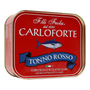 F.LLI FEOLA CARLOFORTE TONNO ROSSO IN OLIO DI OLIVA 350 GR