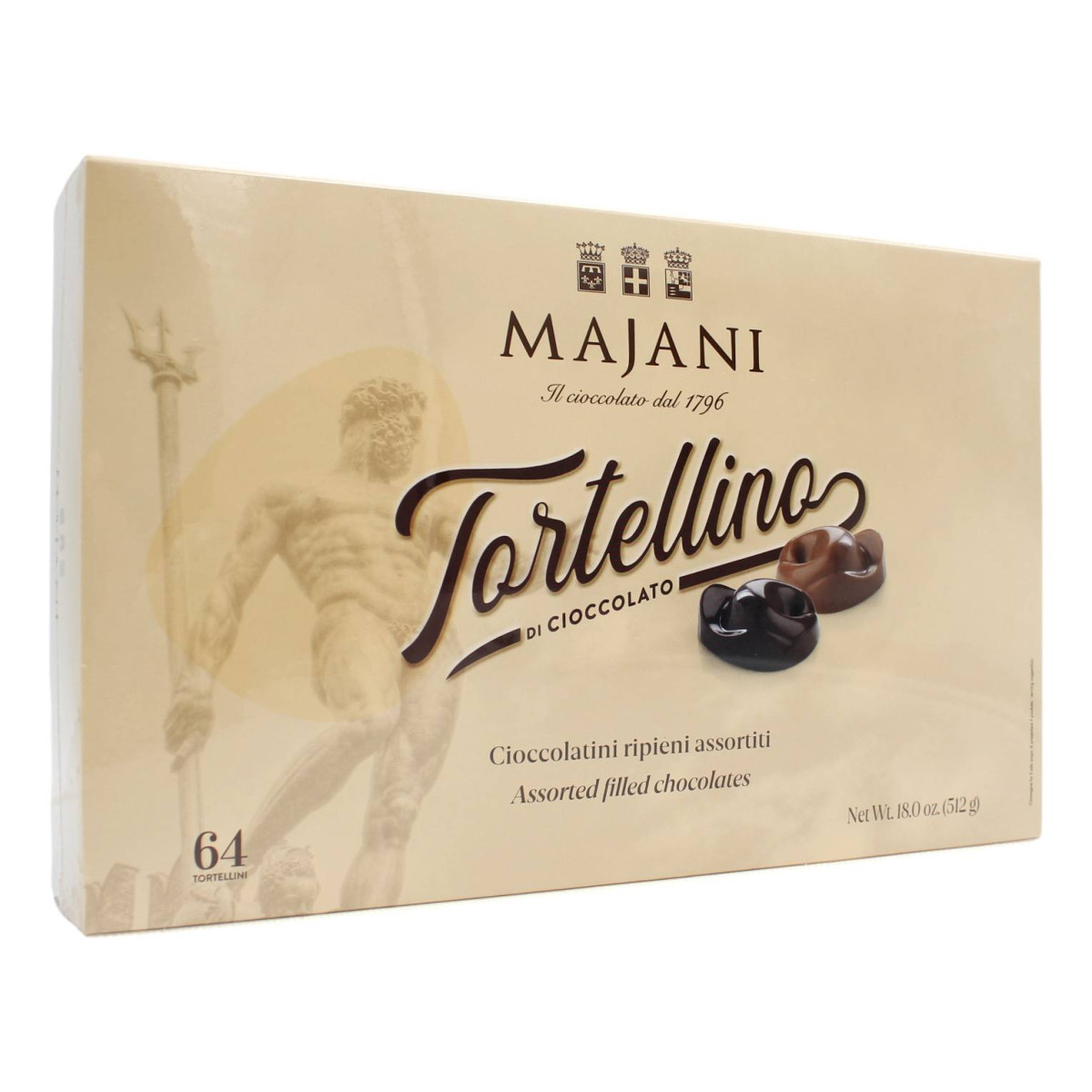 MAJANI TORTELLINI DI CIOCCOLATO RIPIENI ASSORTITI 512 GR