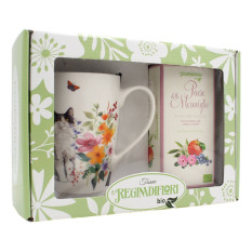 REGINA DI FIORI TAZZA IN PORCELLANA CON INFUSO DI FRUTTA "PAESE DELLE MERAVIGLIE" 15 FILTRI 45 GR