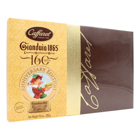 CAFFAREL SCATOLA GIANDUIA 1865 CON GIANDUIOTTI CLASSICI 255 GR