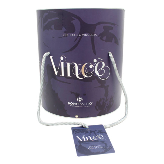 BONFISSUTO PANETTONE "OMAGGIO A VINC'E'" CON IMPASTO DI GRANO ANTICO SICILIANO, FICHI E FRAGOLE E COPERTURA DI CIOCCOLATO BIANC