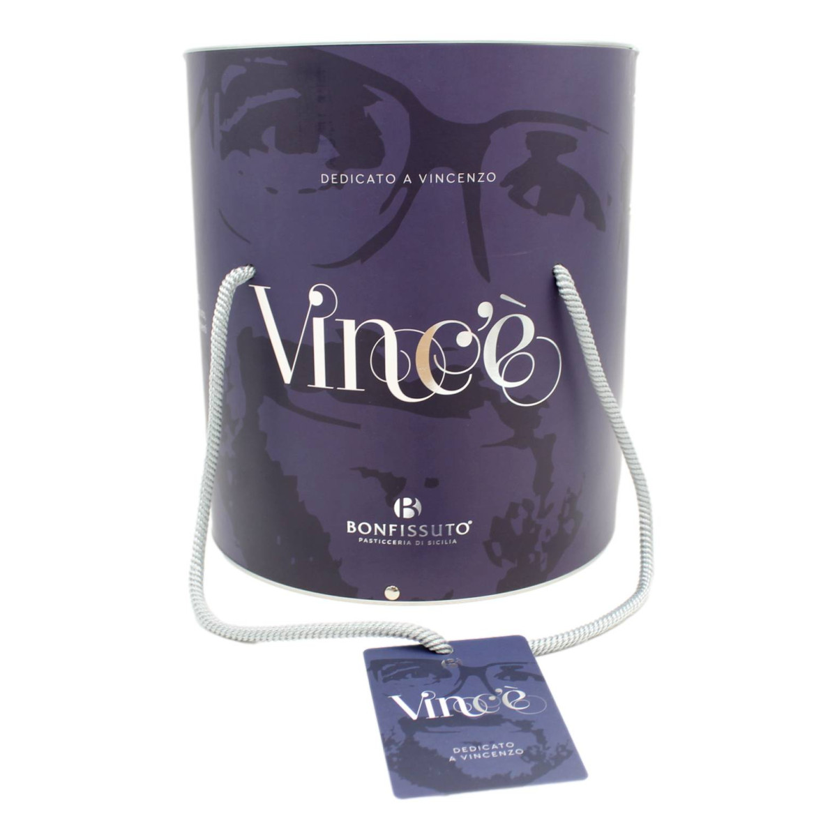 BONFISSUTO PANETTONE "OMAGGIO A VINC'E'" CON IMPASTO DI GRANO ANTICO SICILIANO, FICHI E FRAGOLE E COPERTURA DI CIOCCOLATO BIANC