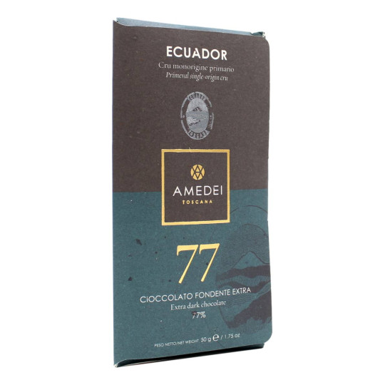 AMEDEI ECUADOR TAVOLETTA CRU MONORIGINE PRIMARIO FONDENTE EXTRA 77% 50 GR