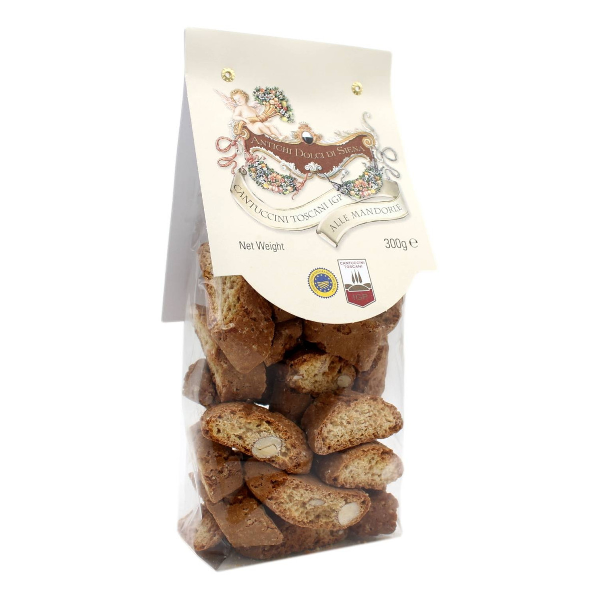 ANTICHI DOLCI DI SIENA CANTUCCINI TOSCANI I.G.P ALLE MANDORLE 300 GR