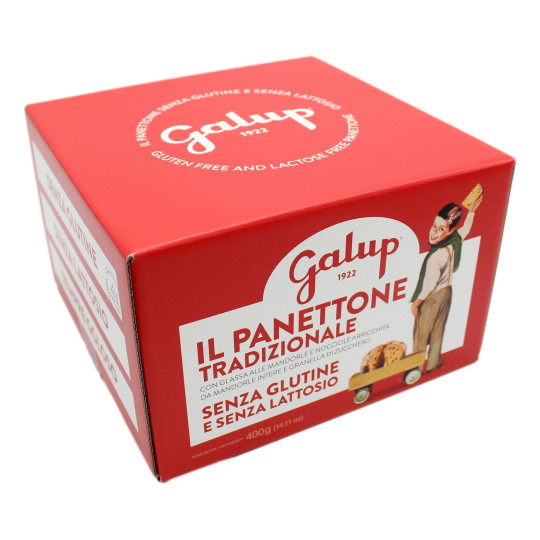 GALUP PANETTONE IL GRAN GALUP SENZA GLUTINE E SENZA LATTOSIO 400 GR
