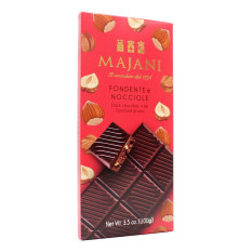 MAJANI TAVOLETTA FONDENTE CON GRANELLA DI NOCCIOLE 100 GR