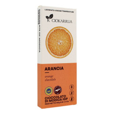 CIOKARRUA CIOCCOLATO DI MODICA I.G.P. ALL'ARANCIA 100 GR