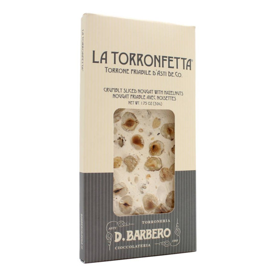 BARBERO LA TORRONFETTA CON NOCCIOLE 50 GR