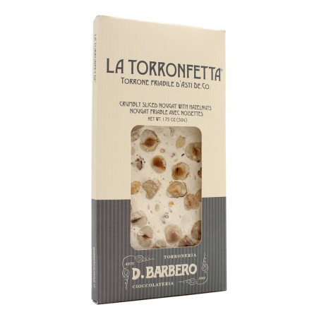 BARBERO LA TORRONFETTA CON NOCCIOLE 50 GR