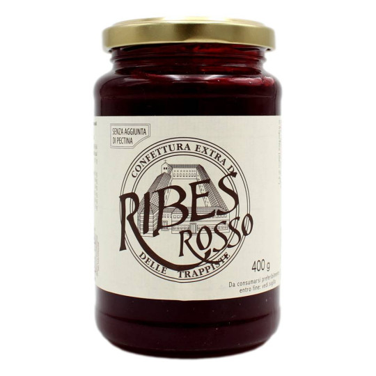 MONASTERO TRAPPISTE VITORCHIANO CONFETTURA EXTRA DI RIBES ROSSO 400 GR