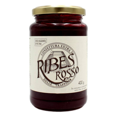 MONASTERO TRAPPISTE VITORCHIANO CONFETTURA EXTRA DI RIBES ROSSO 400 GR