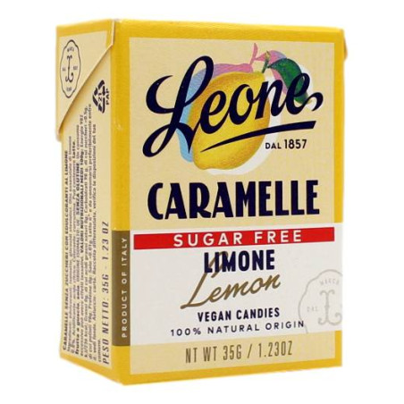 LEONE CARAMELLE SENZA ZUCCHERI AL LIMONE 35 GR