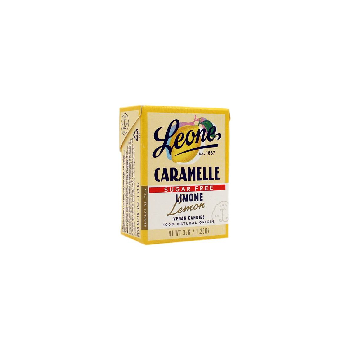 LEONE CARAMELLE SENZA ZUCCHERI AL LIMONE 35 GR