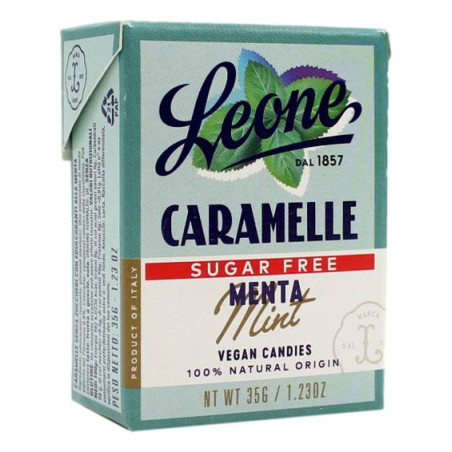 LEONE CARAMELLE SENZA ZUCCHERI ALLA MENTA 35 GR