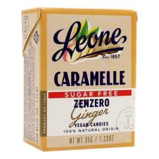 LEONE CARAMELLE SENZA ZUCCHERI ALLO ZENZERO 35 GR