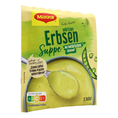 MAGGI ERBSEN SUPPE MINESTRA CON PISELLI E SPECK 53 GR