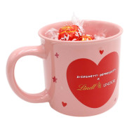 LINDT TAZZA "DISEGNETTI DEPRESSETTI" CON LINDOR AL LATTE 112 GR